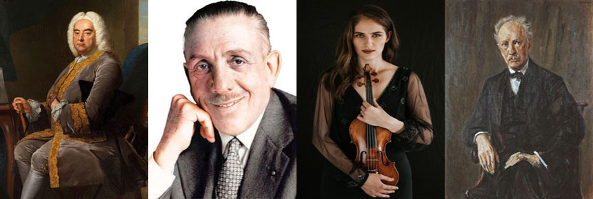 GF Handel, Francis Poulenc, Júlia Puskar, Richard Strauss